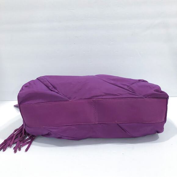 Cole Haan Maria Sharapova Purple Triple Zip Hobo Satchel Bag - Picture 7 of 14